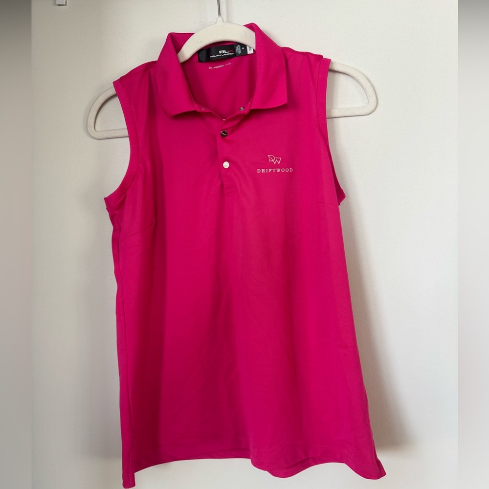 Ralph Lauren Driftwood Sleeveless Golf Polo